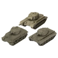 World of Tanks: Gra Figurkowa - USA - Tank Platoon (M4A3E8 Sherman, M26 Pershing, M24 Chaffee)