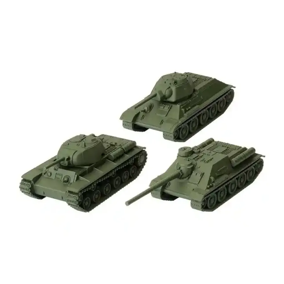 World of Tanks: Gra Figurkowa - USSR - Tank Platoon (T-34, KV-1s, SU-100)