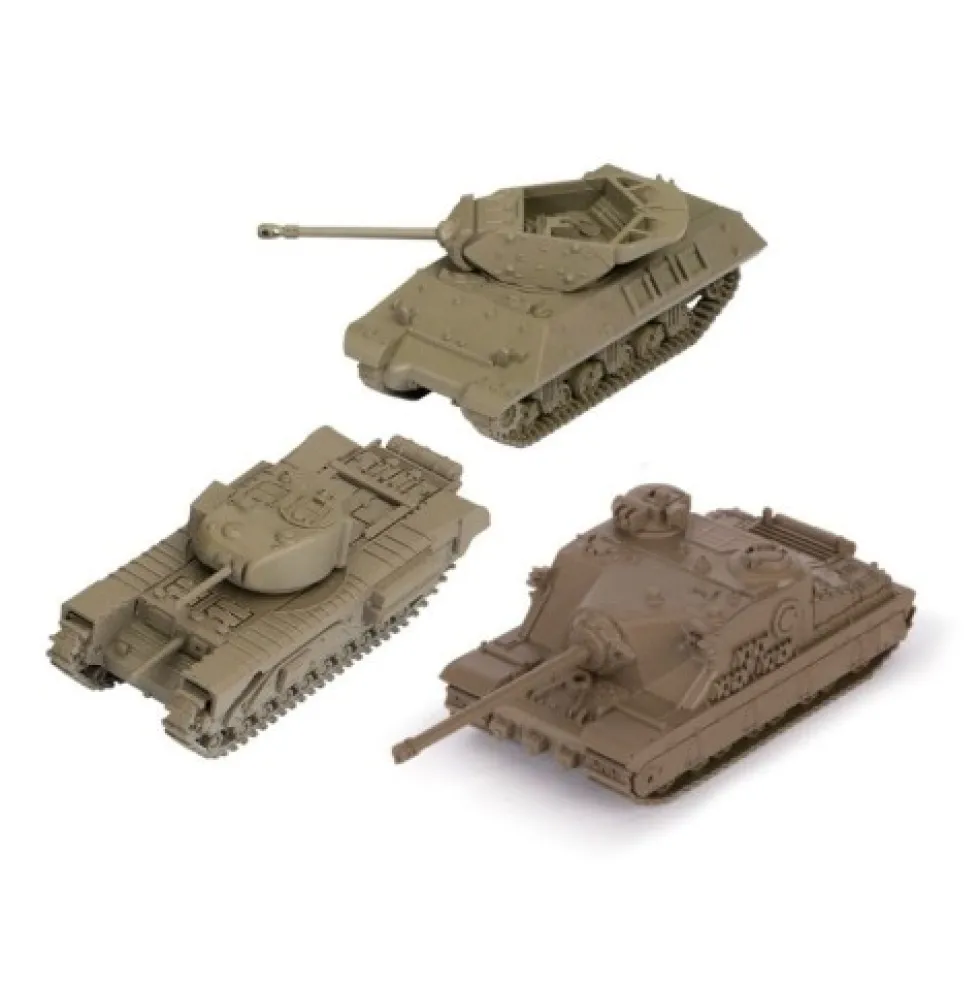 World of Tanks: Gra Figurkowa - U.S.A. Tank Platoon (M3 Lee, M4A1 75mm Sherman, M10 Wolverine)
