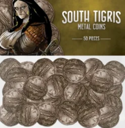 Zestaw elementów do gry Wayfarers of the South Tigris - metalowe monety