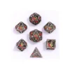 Zestaw kości: Dragon's Hymn Hollow Metal - Ancient Silver