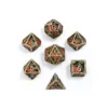 Zestaw kości: Dragon's Hymn Hollow Metal - Ancient Bronze