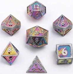 Zestaw kości: Metal Mini Behemoth - Brushed Rainbow