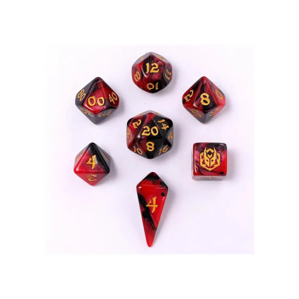 Zestaw kości: Mini Polymer RPG- Blood Pact