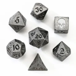 Zestaw kości: Unseelie Mini Metal RPG - Gunmetal